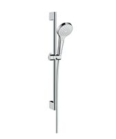 Hansgrohe Croma Select S doucheset waterbesparend met 3 standen handdouche en glijstang 65cm chroom