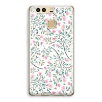 Sierlijke bloemen: Huawei P9 Transparant Hoesje Sierlijke bloemen: Huawei P9 Transparant Hoesje