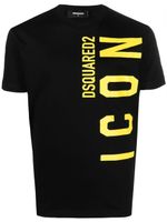 DSQUARED2 t-shirt à logo imprimé - Noir