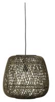 WOOOD Exclusive Hanglamp Moza Gevlochten bamboe / rotan - Groen