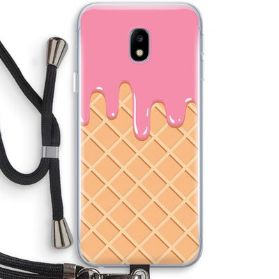 Ice cream: Samsung Galaxy J3 (2017) Transparant Hoesje met koord