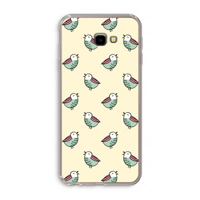 Vogeltjes: Samsung Galaxy J4 Plus Transparant Hoesje