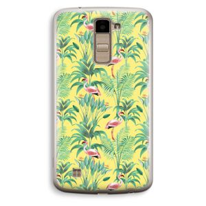 Flamingo party: LG K10 (2016) Transparant Hoesje