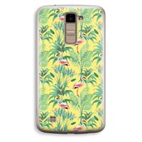 Flamingo party: LG K10 (2016) Transparant Hoesje