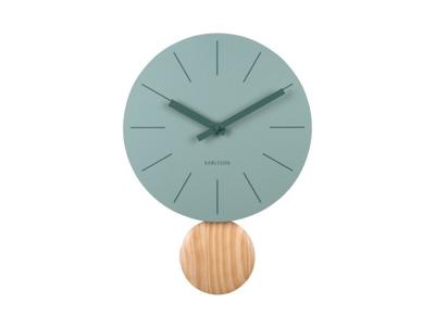 Wandklok Arlo Pendulum - Groen - Ø30cm