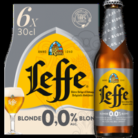 Leffe Blond 0.0% Alcoholvrij Belgisch Abdijbier Fles 6 x 300ML bij Jumbo