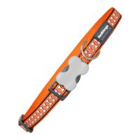 Hondenhalsband Red Dingo Bot Reflecterend Oranje (2 x 31-47 cm)