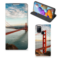 Samsung Galaxy A21s Book Cover Golden Gate Bridge - thumbnail
