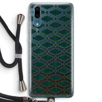 Moroccan tiles: Huawei P20 Transparant Hoesje met koord