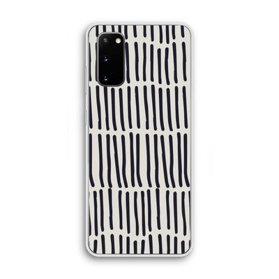 Moroccan stripes: Samsung Galaxy S20 Transparant Hoesje