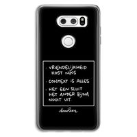 Mijn Motto's: LG V30 Transparant Hoesje