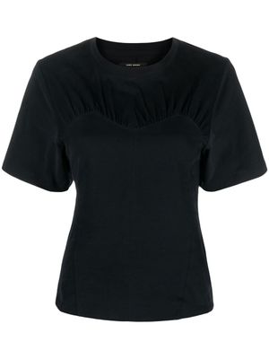 ISABEL MARANT t-shirt Zazie à dsedin de corset - Noir