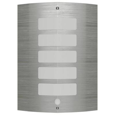 Sierlijke RVS wandlamp met bewegingssensor