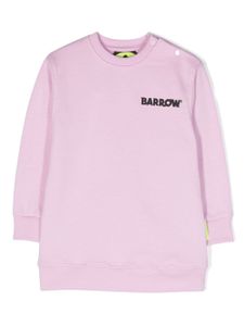 Barrow kids sweat en coton à logo imprimé - Rose