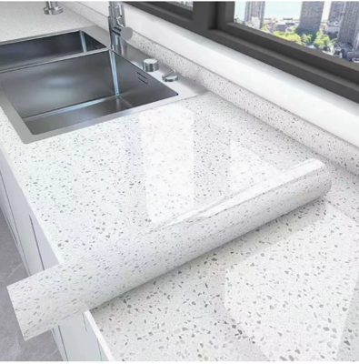MarbleShield - Luxe Zelfklevende Marmerfolie voor Keuken & Meubels