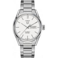 Tag Heuer Carrera automatisch herenhorloge met zilveren wijzerplaat WAR201BBA0723