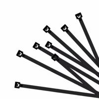 Kabelbinders - tie-wraps - 300x - zwart - 430 x 4.8 mm - kunststof -