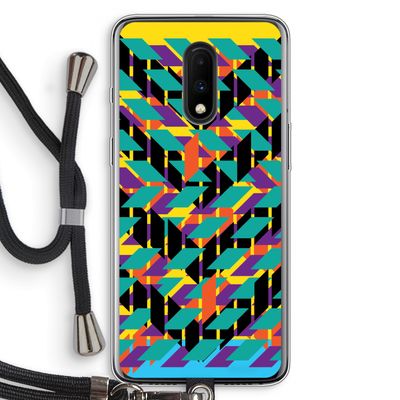 Skew Bee 1: OnePlus 7 Transparant Hoesje met koord