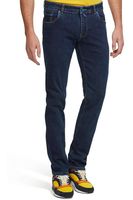 Meyer M5Super Slim Jeans blauw, Effen