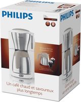 Philips filterkoffiezetapparaat Café Gaia HD7546/00 - wit/metaal - thumbnail