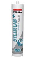 Soudal Silirub+ S8100 Neutraal | Sanitairkit | Grijs | 300 ml - 137416