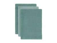 Hydrofiel Washandje Bamboe Katoen - Ash Green - 3 Stuks