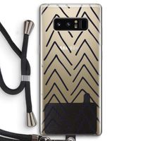 Marrakech Arrows: Samsung Galaxy Note 8 Transparant Hoesje met koord