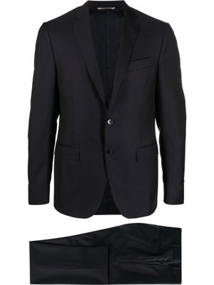 Canali costume à veste à simple boutonnage - Bleu