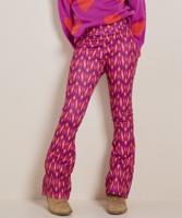 flared fit broek all-over print