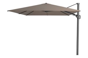 Platinum Challenger rechthoek zweefparasol T2 Premium - 3,5 x 2,6 m. - Havanna