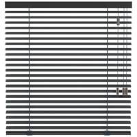 Leen Bakker - Fenstr Jaloezie 50mm Extra Mat - Donker (20521) - Aluminium - Grijs - 120x10x10 Cm