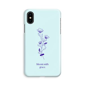 Bloom with grace: iPhone X Volledig Geprint Hoesje