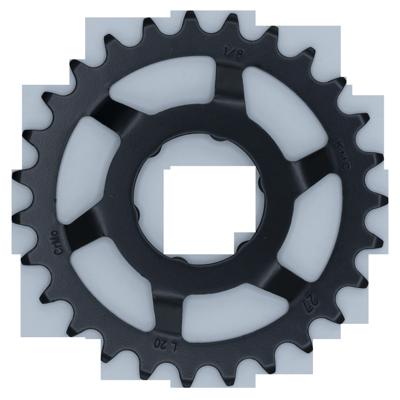 KMC tandwiel shimano wide 27t achter zwart