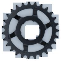 KMC tandwiel shimano wide 27t achter zwart - thumbnail