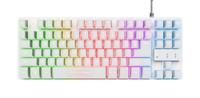 Trust GXT 833W THADO toetsenbord Gamen USB QWERTY Amerikaans Engels Wit - thumbnail