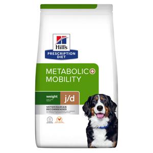 Hill's Prescription Diet J/D Weight Metabolic + Mobility hondenvoer met kip 2 x 12 kg