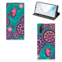 Samsung Galaxy Note 10 Plus Bookcase Cirkels en Vlinders - thumbnail