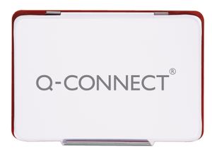 Q-CONNECT stempelkussen, ft 110 x 70 mm, rood