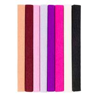 Creativ Company Crepepapier paars en roze harmonie - 8st.