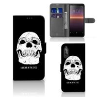 Telefoonhoesje met Naam Sony Xperia 10 II Skull Eyes