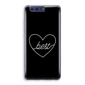 Best heart black: Honor 9 Transparant Hoesje