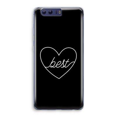Best heart black: Honor 9 Transparant Hoesje
