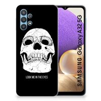 Silicone Back Case Samsung Galaxy A32 5G Skull Eyes - thumbnail