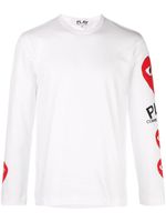 Comme Des Garçons Play t-shirt imprimé - Blanc - thumbnail