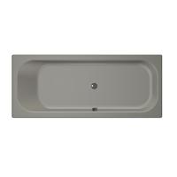 Xenz Aruba Ligbad - 190x80x48 - afvoer Midden - acryl - cement 6894-06