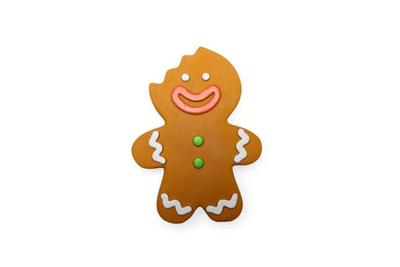 Beeztees Beeztees Kerst Gingerbread Man Latex Bruin