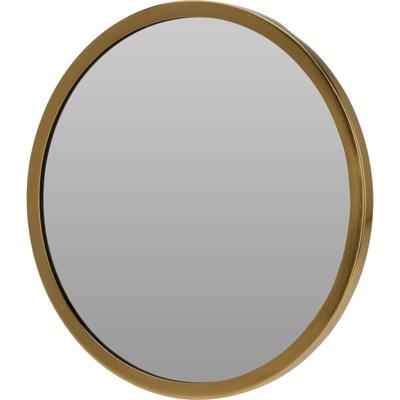 Home & Styling spiegel - rond - goud - moderne look - wandspiegel - 15 x 25 cm