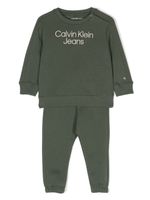 Calvin Klein Kids survêtement à logo brodé - Vert