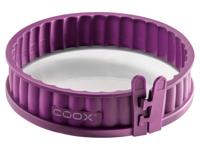 Coox Quichevorm met glazen bodem 18 cm (Lila) Coox Quichevorm met glazen bodem 18 cm (Lila)