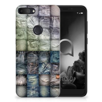 Silicone Back Cover Alcatel 1S (2019) Spijkerbroeken